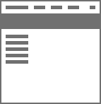 Detail page with side nav